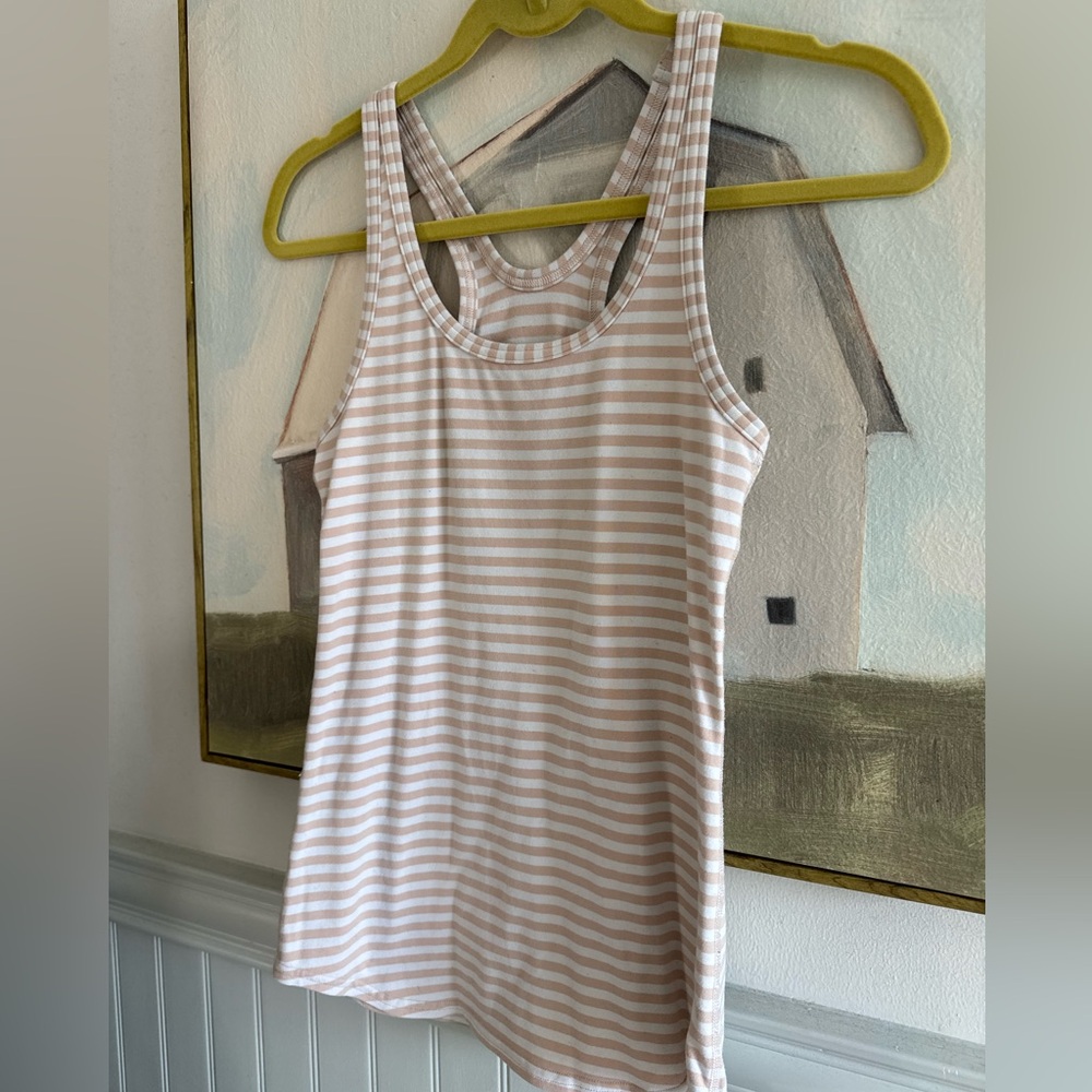 Lululemon Studio Racerback Striped Tank - Picture 3 of 6